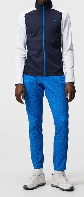 J.Lindeberg Melker Mesh Herren Sweatshirt, dunkelblau