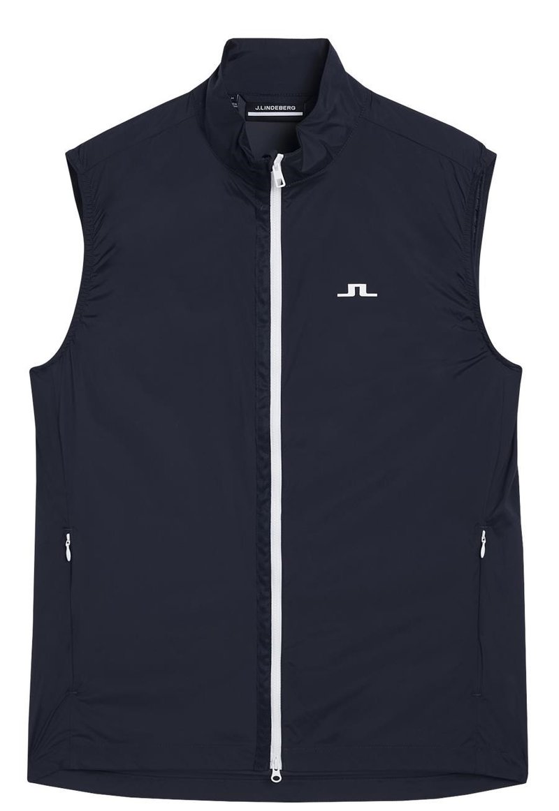 J.Lindeberg Ash Light Packable Golf Herren Weste, dunkelblau