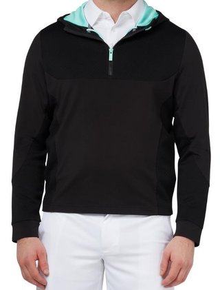 Callaway Mixed Media Technical  Hoodie Herren Sweatshirt, schwarz
