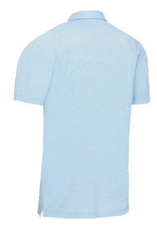 Callaway Heathered Jacquard Herren Poloshirt, blue grotto heather
