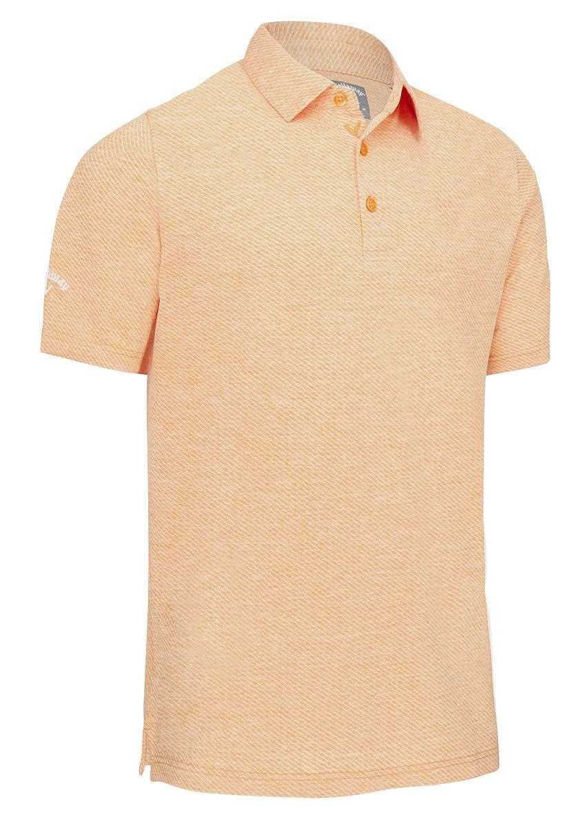 Callaway Heathered Jacquard Herren Poloshirt, bird of paradise heather