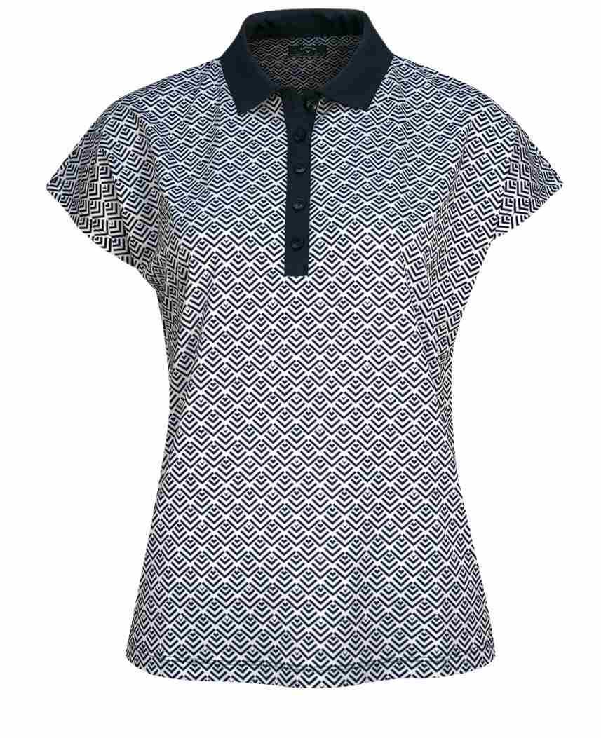Callaway Chev Geo Damen Poloshirt, brilliant white