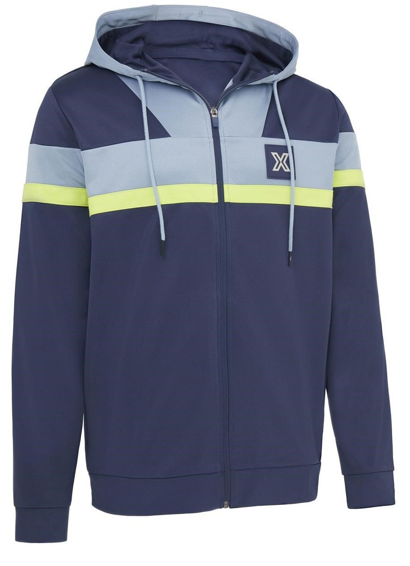 Callaway Blocked Full Zip Hoodie Herren Sweatshirt, dunkelblau