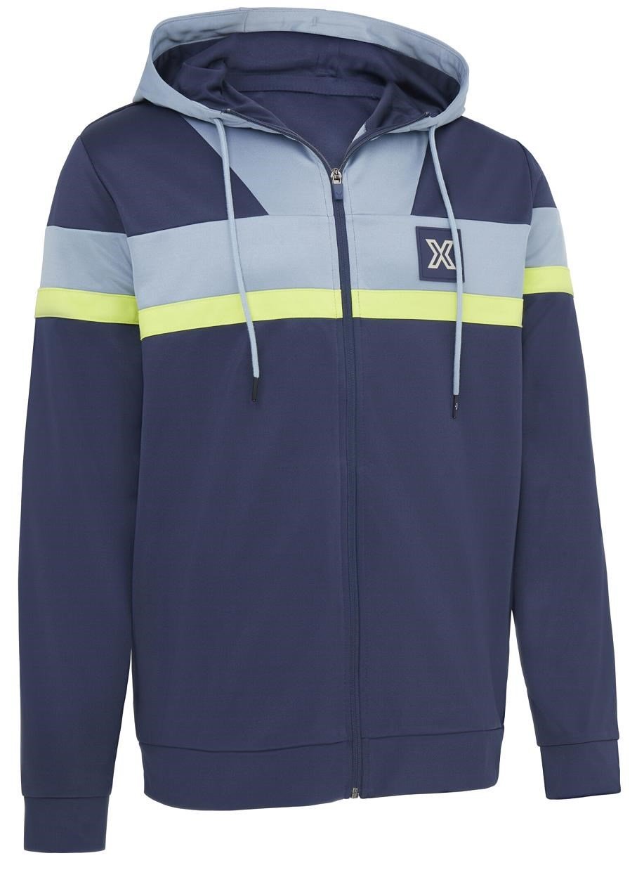 Callaway Blocked Full Zip Hoodie Herren Sweatshirt, dunkelblau