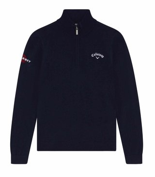 Callaway V-Neck Junior Pullover, dunkelblau