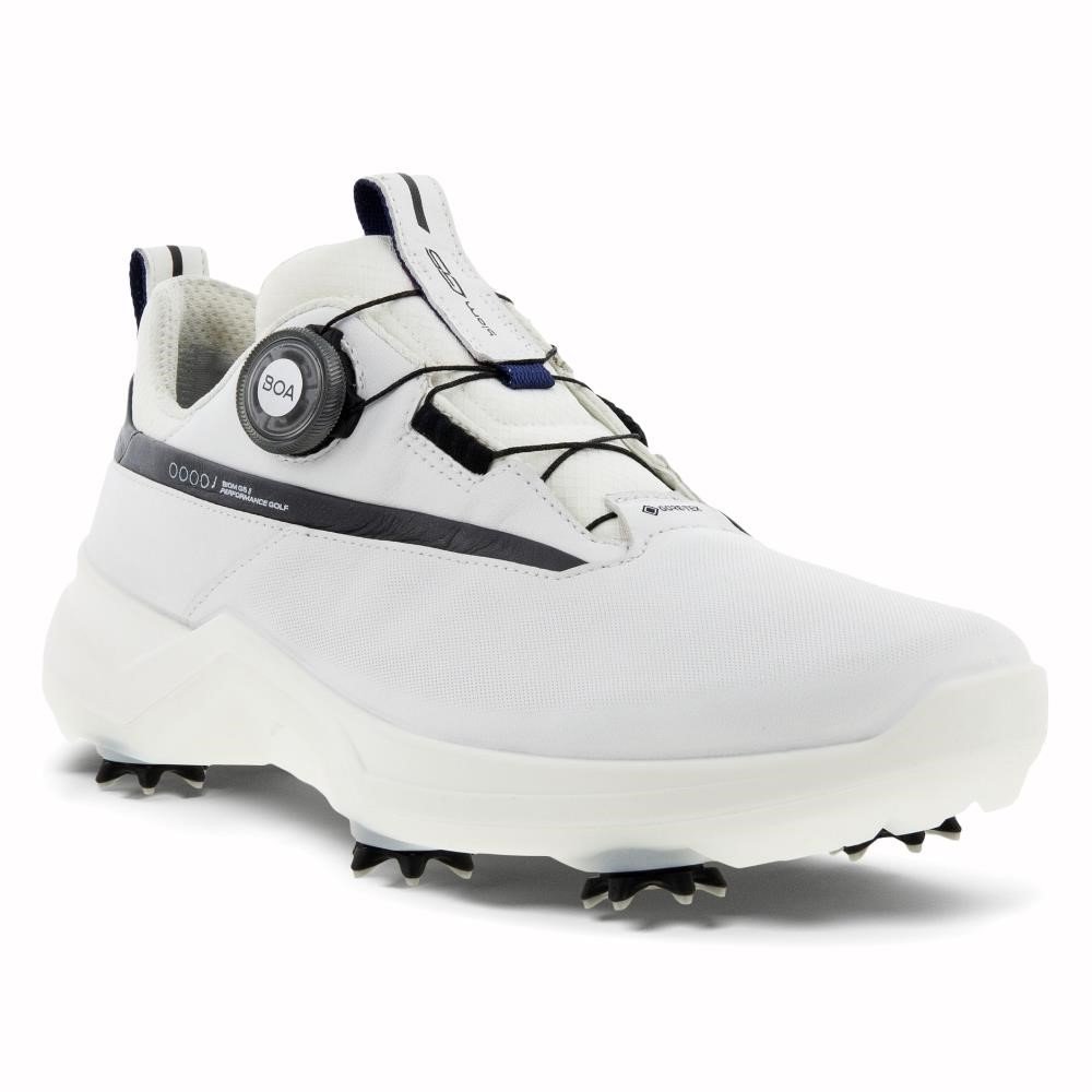 Ecco Biom G5 BOA Herren Golfschuhe, weiss/schwarz