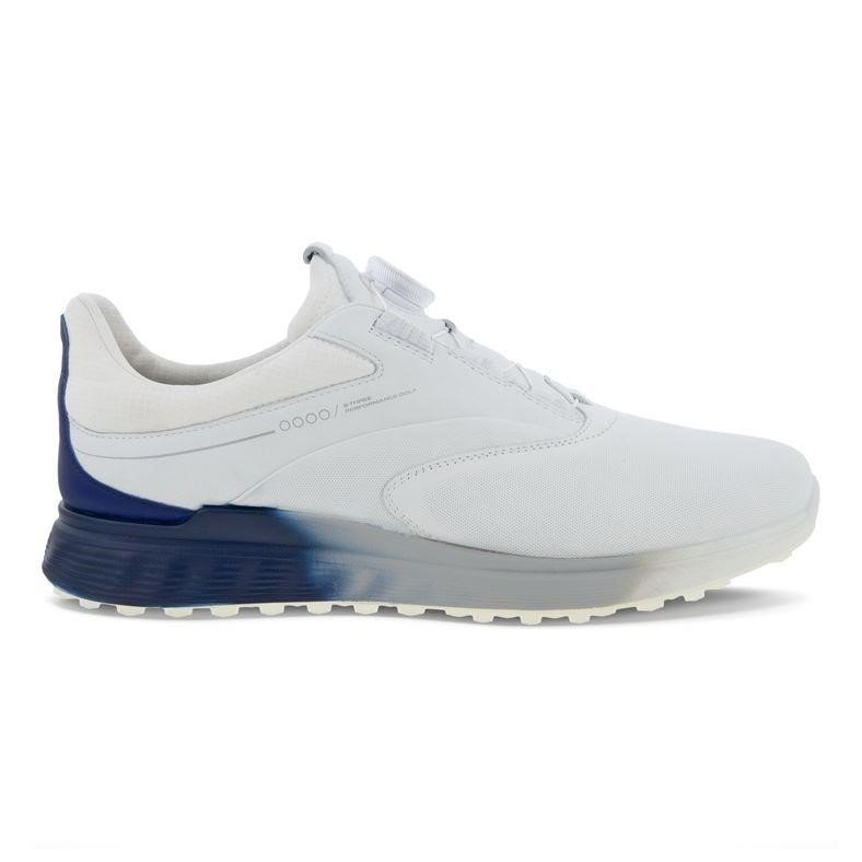 Ecco S-Three BOA Herren Golfschuhe, weiss