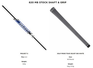 Titleist 620 MB Herren Eisen, Stahl