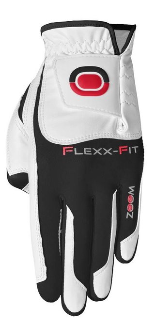 Zoom Hybrid Herren Handschuh, weiss/schwarz/rot