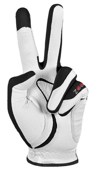 Zoom Weather Junior Handschuh, weiss/schwarz/rot