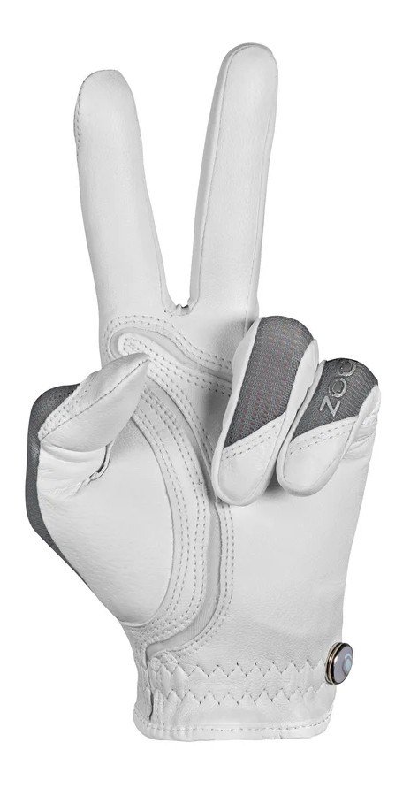 Zoom Sun Style Damen Golfhandschuh, weiss/grau