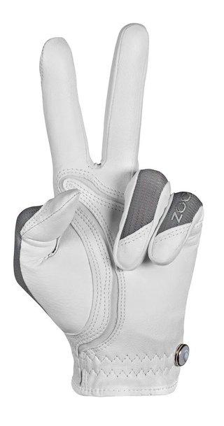 Zoom Sun Style Damen Golfhandschuh, weiss/grau