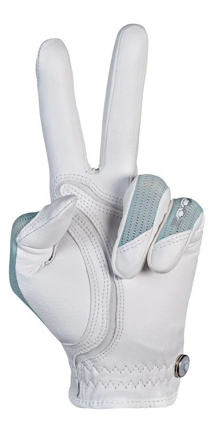 Zoom Sun Style Damen Golfhandschuh, wiess/mint