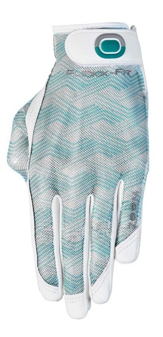 Zoom Sun Style Damen Golfhandschuh, white/mint/waves