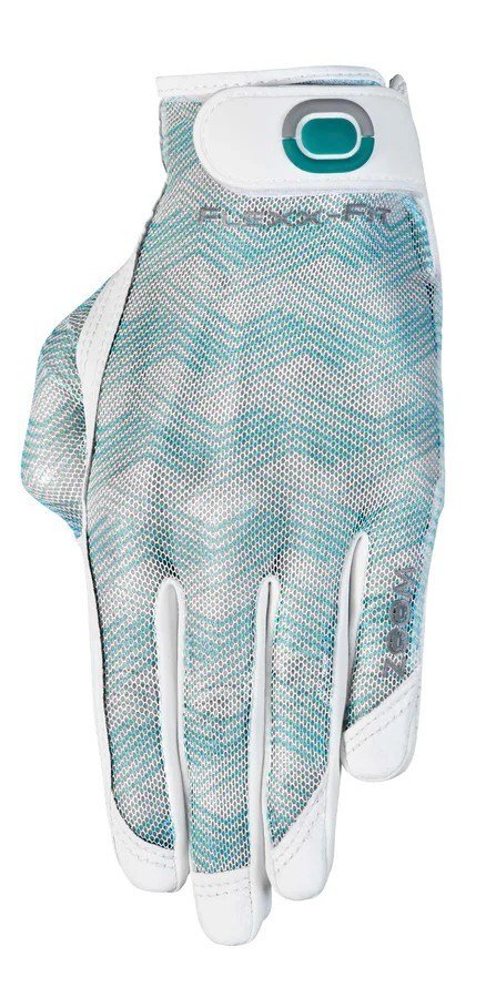 Zoom Sun Style Damen Golfhandschuh, white/mint/waves