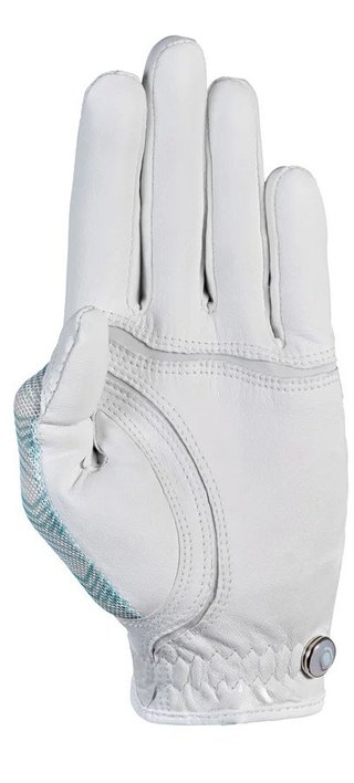 Zoom Sun Style Damen Golfhandschuh, white/mint/waves