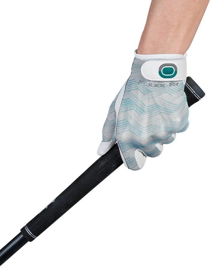 Zoom Sun Style Damen Golfhandschuh, white/mint/waves