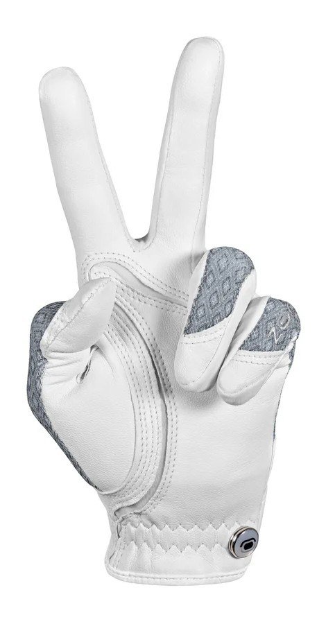 Zoom Sun Style Damen Golfhandschuh, weiss/schwarz Diamant