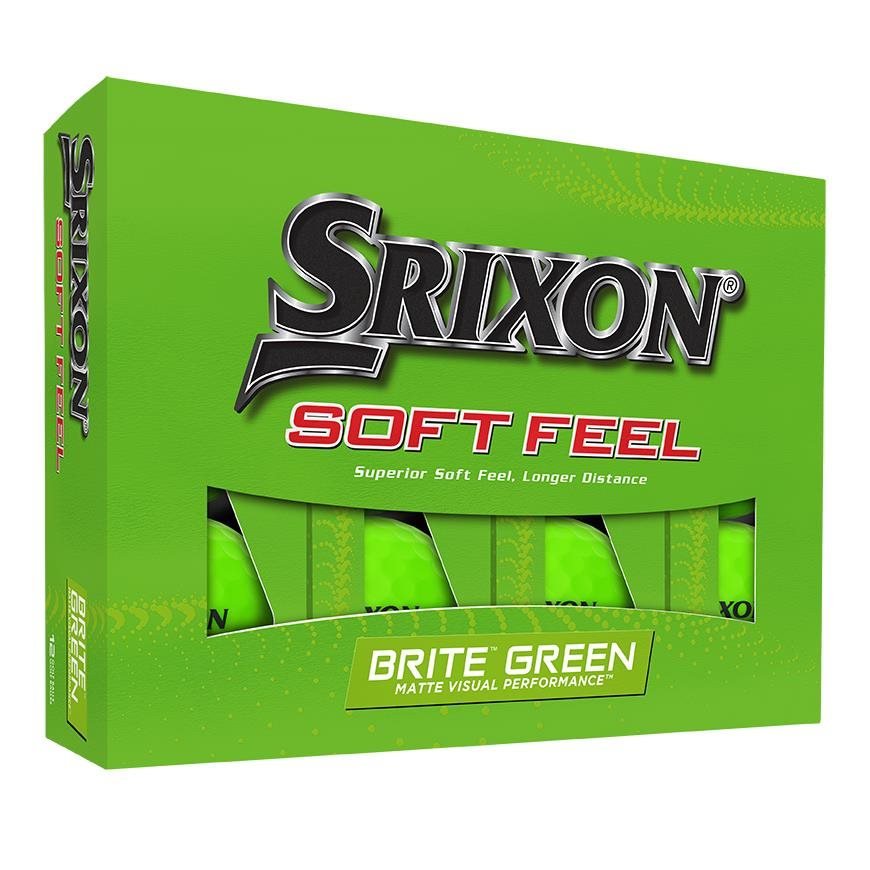 Srixon Soft Feel Brite Golfbälle, grün