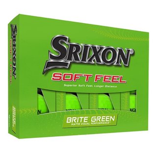 Srixon Soft Feel Brite Golfbälle, grün