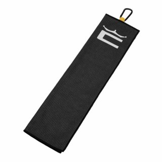 Cobra Microfiber Tri-Fold Handtuch, schwarz