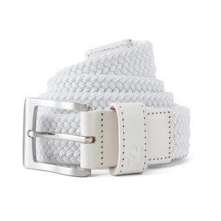 FootJoy Braided Herren Gürtel, weiss