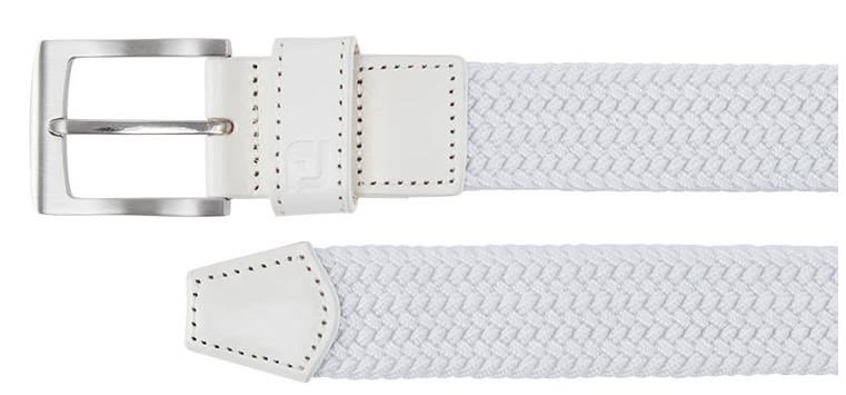 FootJoy Braided Herren Gürtel, weiss