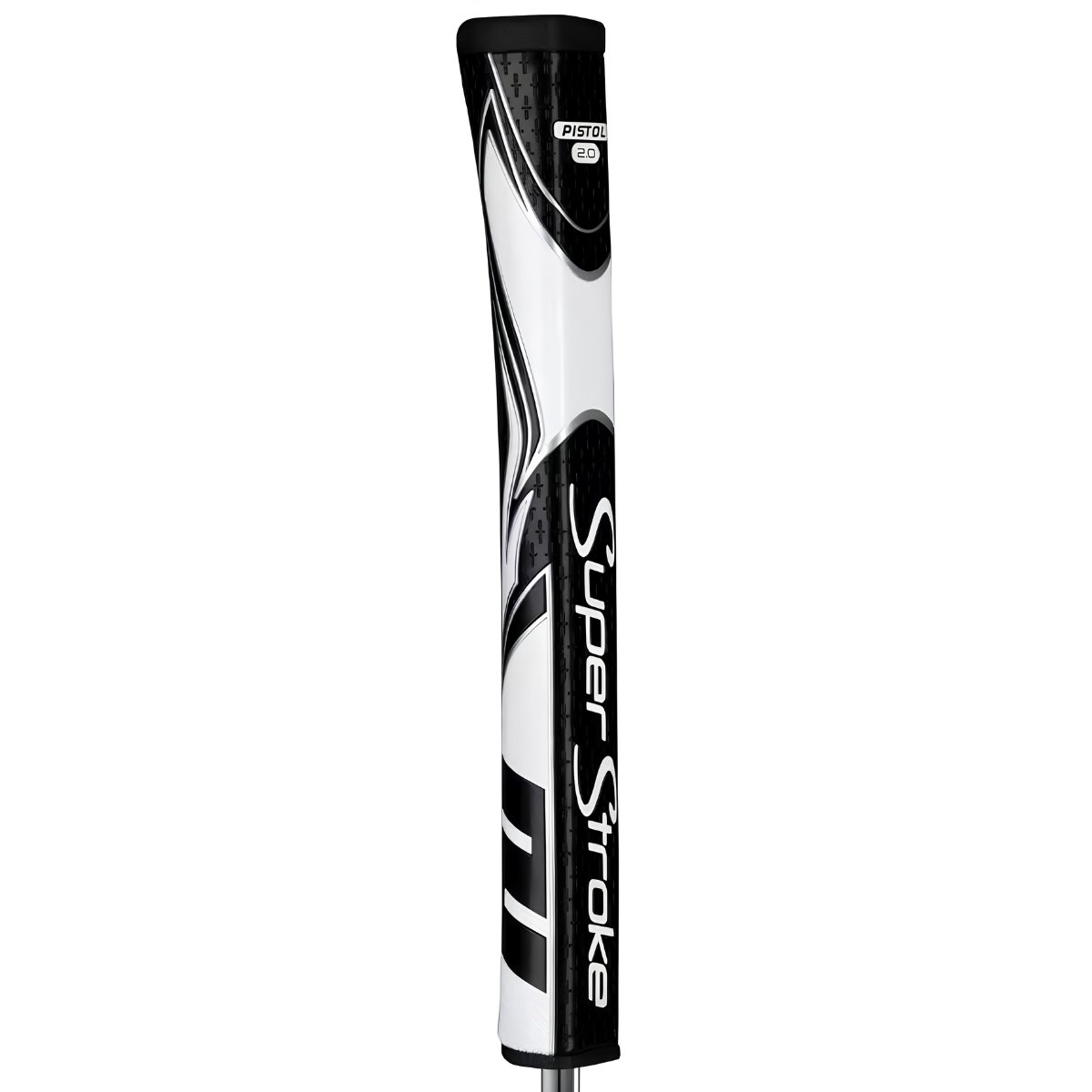 SuperStroke Zenergy Pistol GT 2.0 putter grip, schwarz/weiss