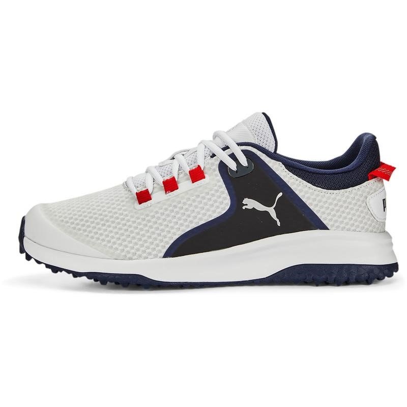 Puma Fusion Grip Herren Golfschuhe, weiss/dunkelblau