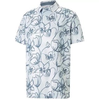 Puma Cloudspun Stems Herren Poloshirt, weiss