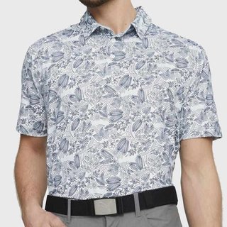 Puma Mattr Seaplanes Herren Poloshirt, weiss/blau