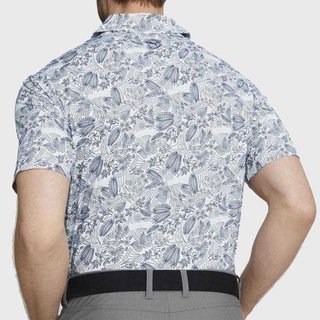 Puma Mattr Seaplanes Herren Poloshirt, weiss/blau