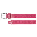 Damen Geflochtener Damen Stretchgürtel, rosa