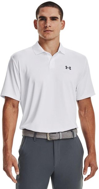 Under Armour Performance 3.0 Herren Poloshirt, weiss