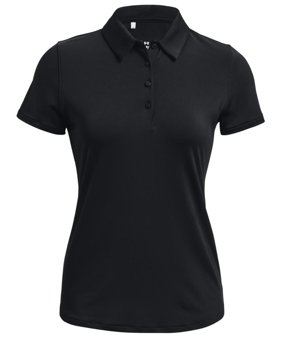 Under Armour Zinger Playoff Damen Poloshirt, schwarz