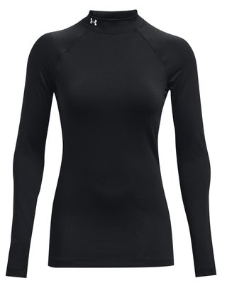 Under Armour Authentics Mockneck Oberteil mit Stehkragen, schwarz