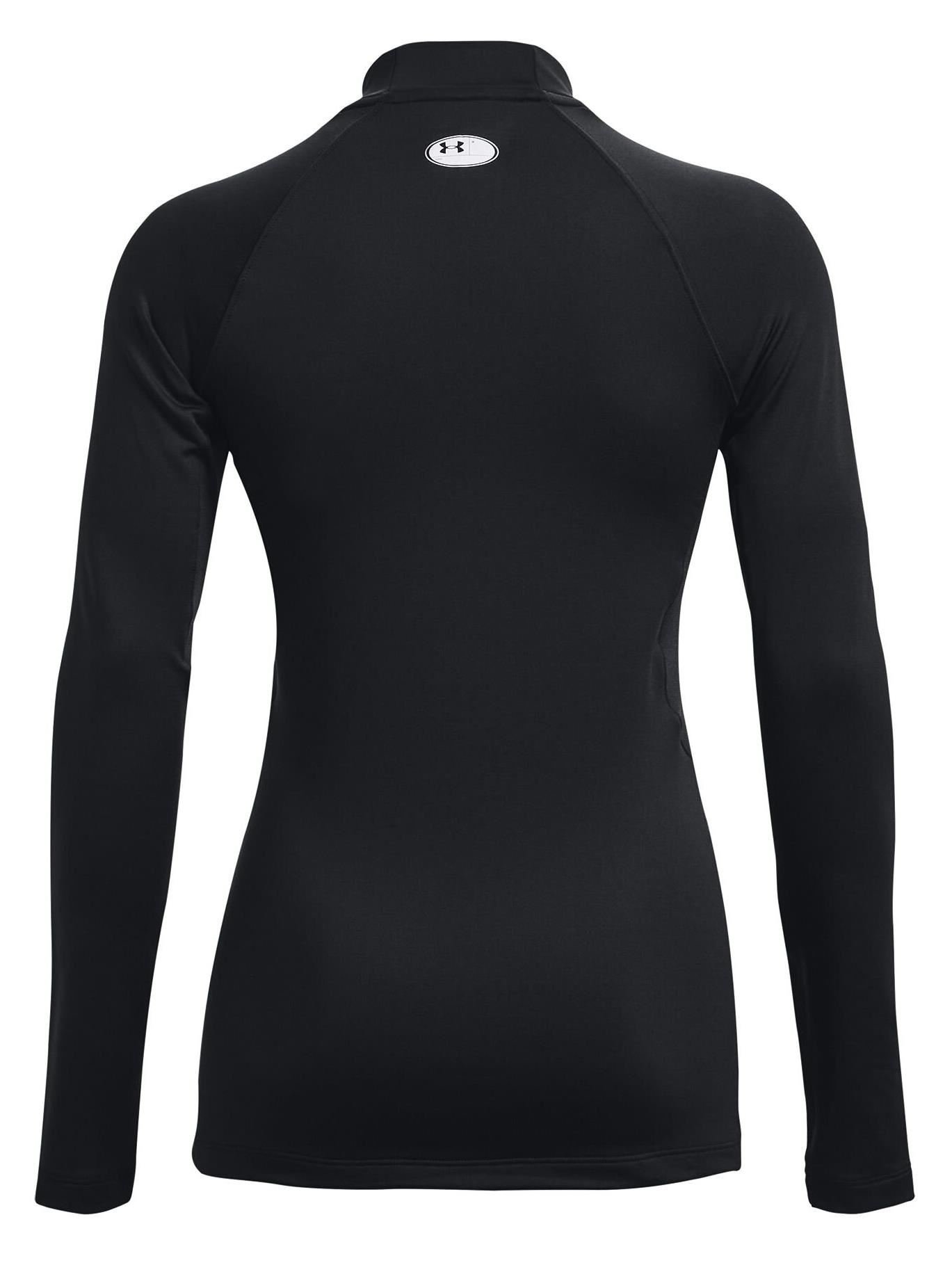 Under Armour Authentics Mockneck Oberteil mit Stehkragen, schwarz