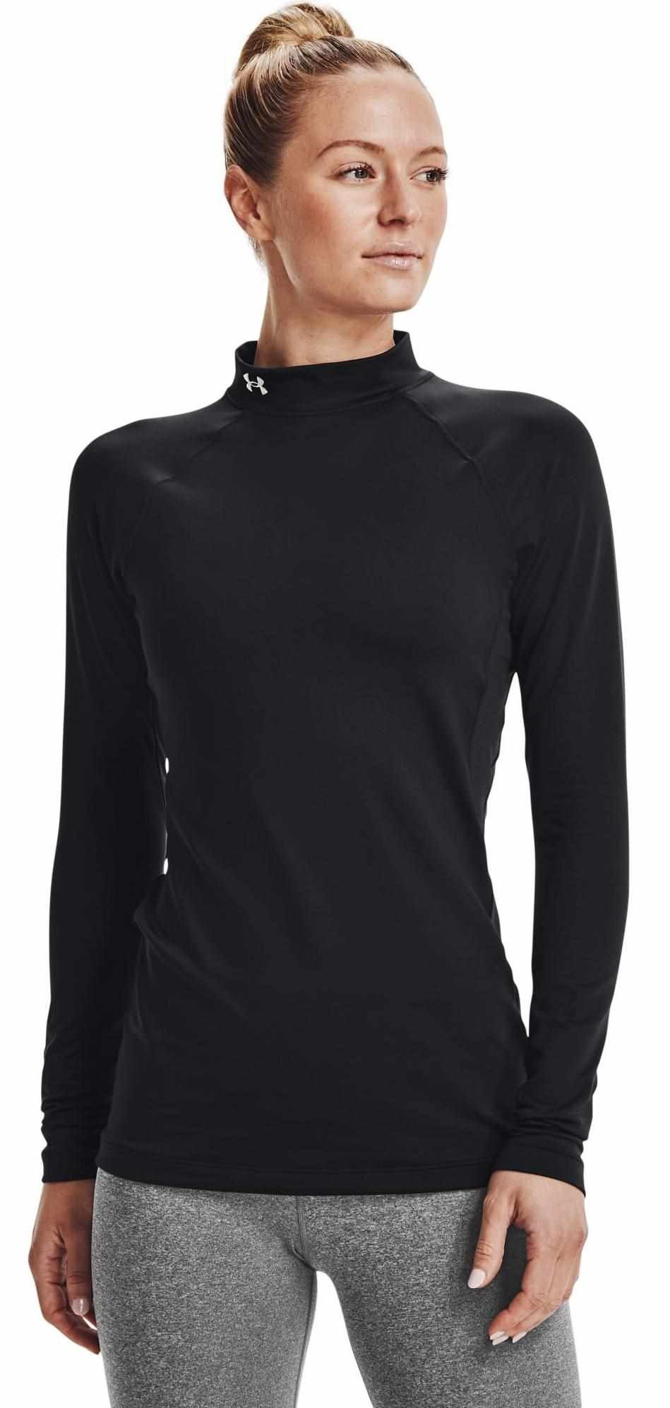 Under Armour Authentics Mockneck Oberteil mit Stehkragen, schwarz