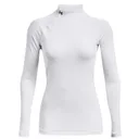 Under Armour Authentics Mockneck Oberteil mit Stehkragen, weiss