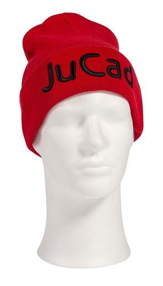 JuCad Strickmütze, rot