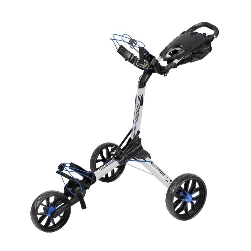 Bag Boy Nitron Golf Trolley, weiss/cobalt