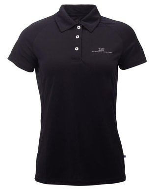 2117 of Sweden Fröseke Damen Poloshirt, schwarz
