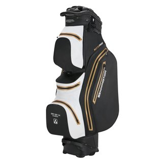 Bennington Dry QO 14 Waterproof Cartbag, schwarz/weiss/gold
