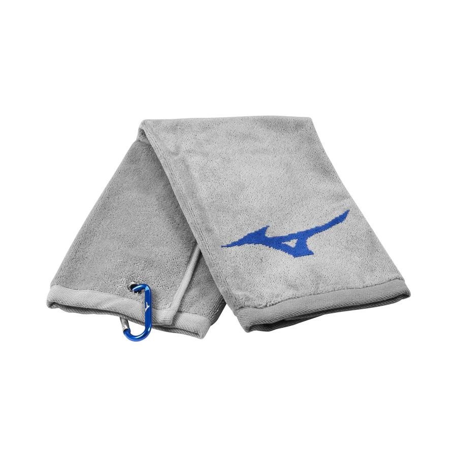 Mizuno RB Tri Fold Golfhandtuch, grau