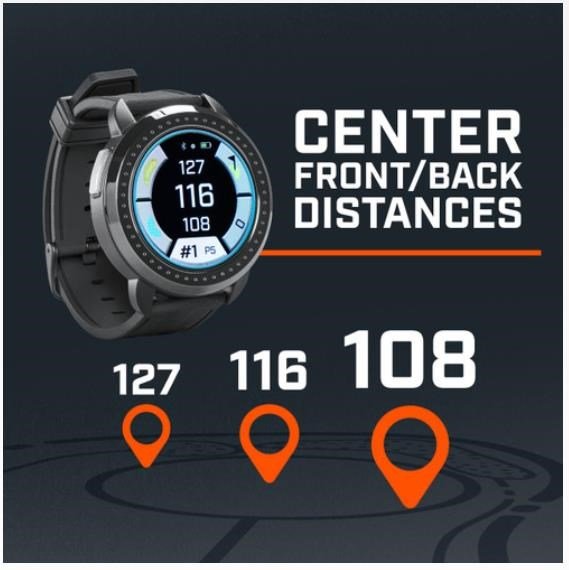Bushnell iON Elite GPS Golfuhr, schwarz