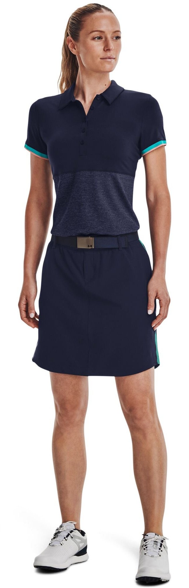 Under Armour Links Woven Damen Golfrock, dunkelblau