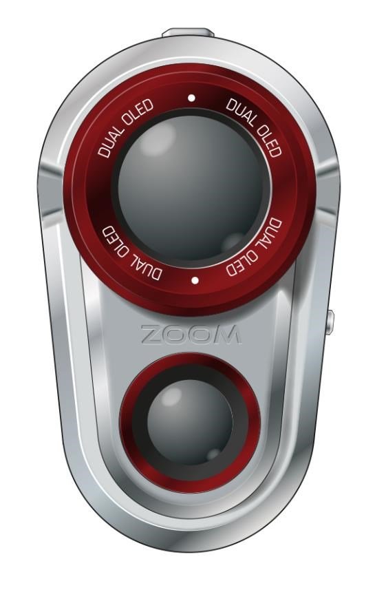 Zoom OLED PRO Laser Distanzmesser, schwarz/silber
