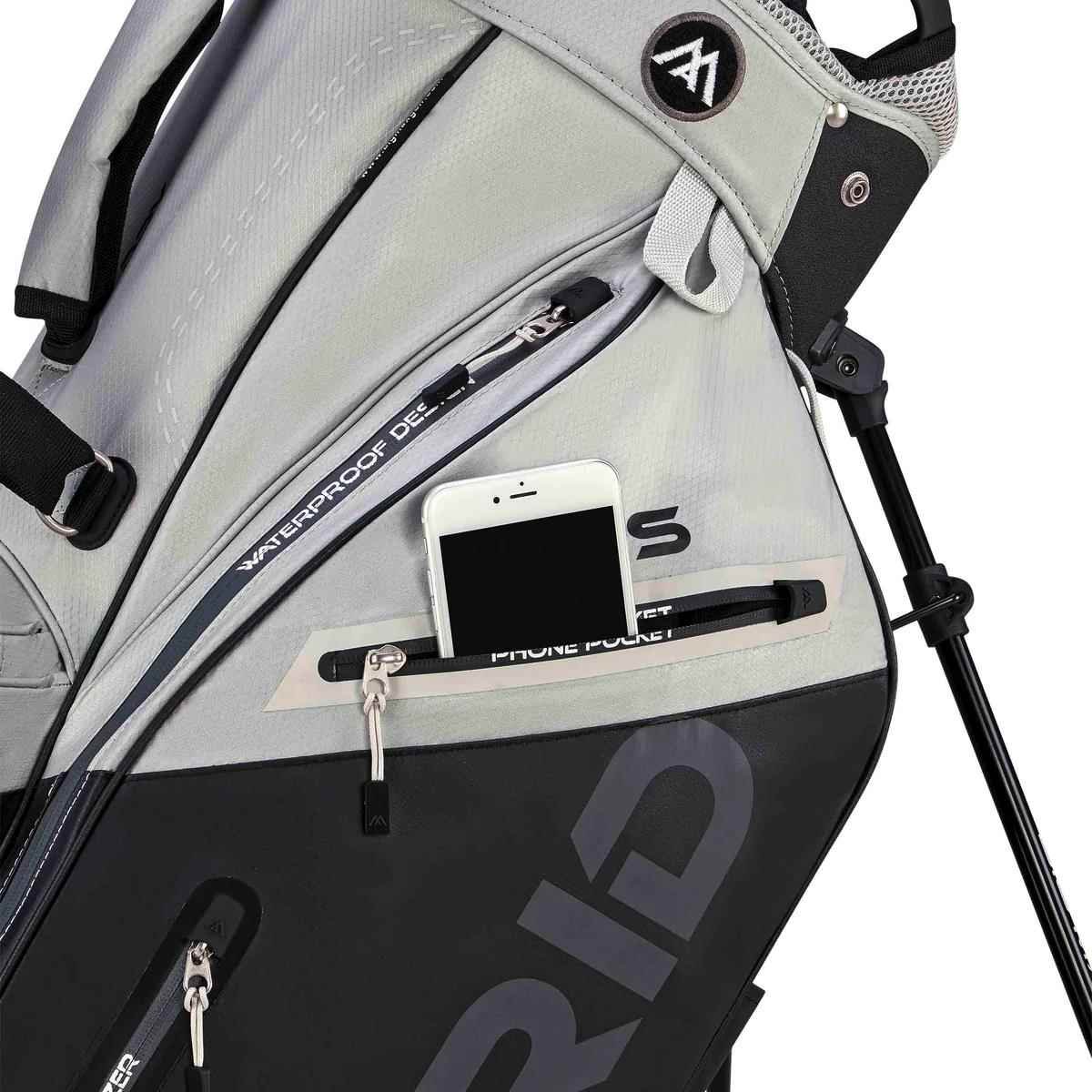 Big Max Dri Lite Hybrid Plus Standbag, grau/schwarz