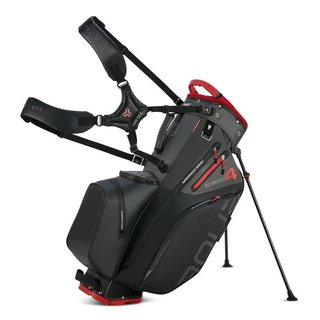 Big Max Aqua Hybrid 4 Standbag, schwarz/grau/rot