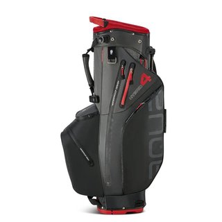 Big Max Aqua Hybrid 4 Standbag, schwarz/grau/rot